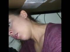 GF give hot BJ under table