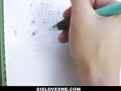 sislovesme - teasing my step sister with cock