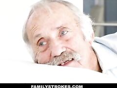 familystrokes - dad almost caught me fucking my step-bro